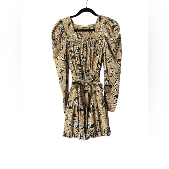 Ulla Johnson Nailah Print Batik Dress in Amber - Picture 6 of 12
